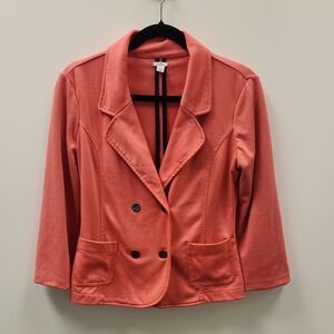 Guess Women's Coral Knit Blazer Medium